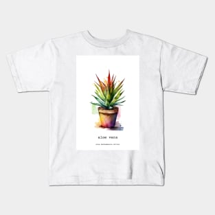 Aloe Vera, Mexican Plant Kids T-Shirt